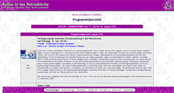 Desktop Screenshot of petrus-kultur.de